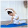 Sangh yoga rug, 173x61x0.3 cm, blue color