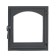 Top-resistant sealed door "One-2" DTG-8VS, 34x37x13 cm, with glass, thermal mushrooms