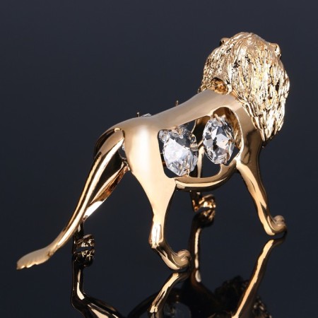 Souvenir "Leo", 11x3x6cm, with crystals-1