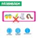 Developing set “Logical Rows, Find the Excess”, with transparent cards, level 2, according to the Montessori method