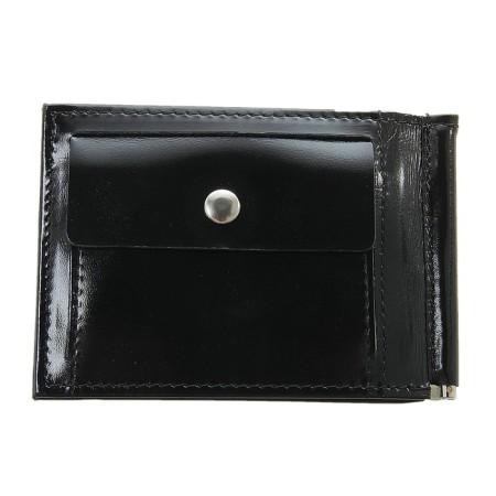 Build clamp, compartment for coins and cards, black color-2