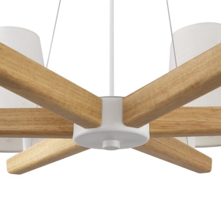 Suspended lamp 40W, 6HE14, 23,6x70.8 cm, white-4