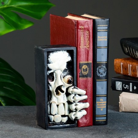 Holder-stand for the books "Skeleton", black and white