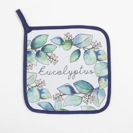 Kitchen "Flower Mood", mittens-plate 20x28cm, 19x19cm severity, 100% HL-3