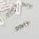 Decor metal for creativity "Strength" 2.5x0.9 cm
