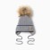 Children's hat with insulation, rn 35-40, gray color