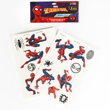 Translated stickers shine in the dark "Spider Man"-2