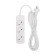 Extension cord Standard 3 nests, 3m, 2x1.0mm², b/s, white rexant