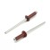 Rolls of the tundra krep, exhaust, aluminum-old, 3.2x8 mm, red wine, 50 pcs
