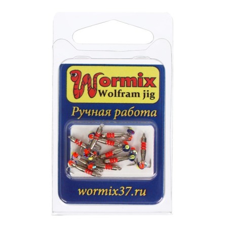 Mormyshka devil with risks (galvanic silver), weight 0.3 g, size 2-1