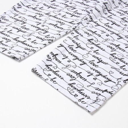 Women's home set (T -shirt/Bridges), black/gray color, size 52-4