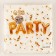 Paper napkins 25*25cm "Party" (set 20 pcs)