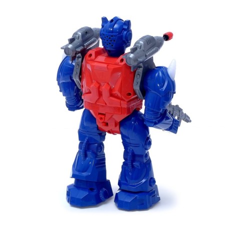 The Optimus robot, walks, shoots, light and sound effects, works from batteries-2