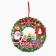 Decorative decoration (suspension) "Happy New Year" 27x27 cm