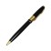Gift handle, ball "boss" in the leatherette case, rotary, black with gold