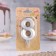 Candle in the Cake "Fine", number "8", silver metallic, 6.5 cm