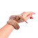 Soft toy "Snake", brown color, 40 cm