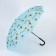 Women's umbrella avocado lover, 8 knitting needles, d = 108 cm, blue color