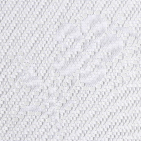 Curtain on the curtain tape, size 250x165 cm, white color, 100% polyester-1