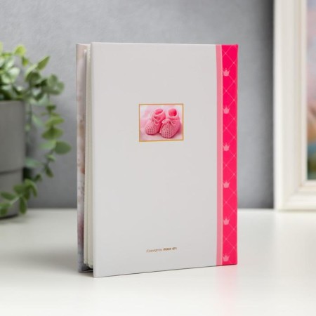 Photo album in 100 photos "Twin" pink-1