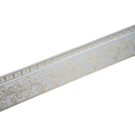 Bar for the cornice "lace", height 7 cm, length 25 m, color gold, white