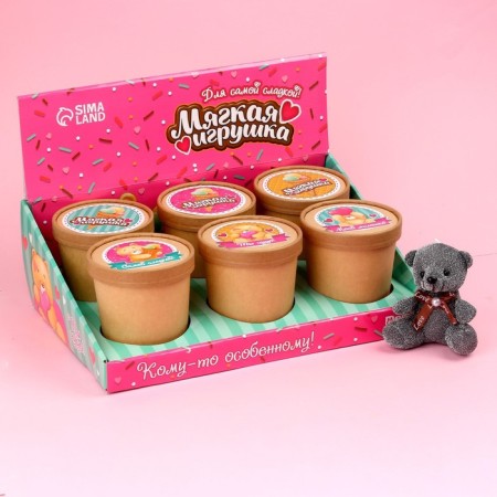 Soft toy "Sweetheart", Bear, Mix Colors-1