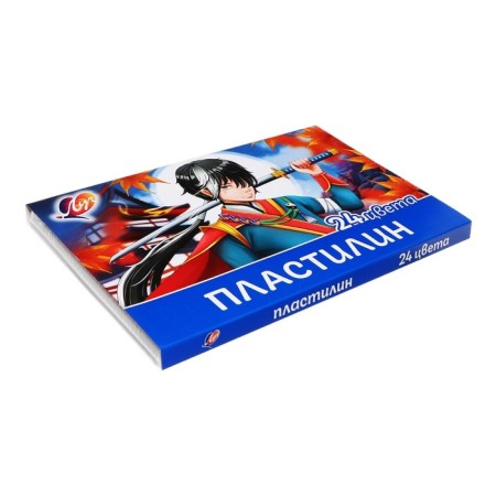 Plasticine 24CV 480g Ray "Anime" (blue)-1