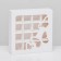 Box under 16 sweets cutting down, "butterflies", white 17.7 x 17.7 x 3.8 cm