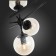 Ceiling Ceiling ST LUCE. SL549.403.21. Stampo. 21x40 watts, E27, 170x170x120 cm, black color