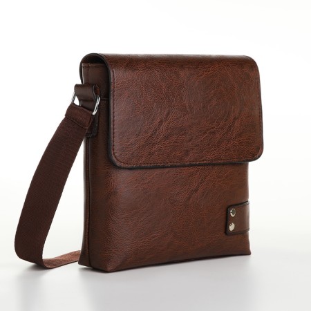 Male bag, brown color