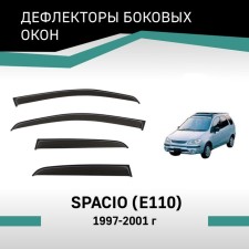 Defly window deflectors for Toyota Spacio (E110), 1997-2001