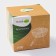 Ceramic crem, 2 items: Kremanka d = 10 cm, fork h = 13 cm, white color