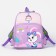 Baby backpack on lightning, 3 outer pockets, purple color