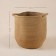 Belly basket wicker -round SL Home "Order", hemp rope, 35 × 40 cm