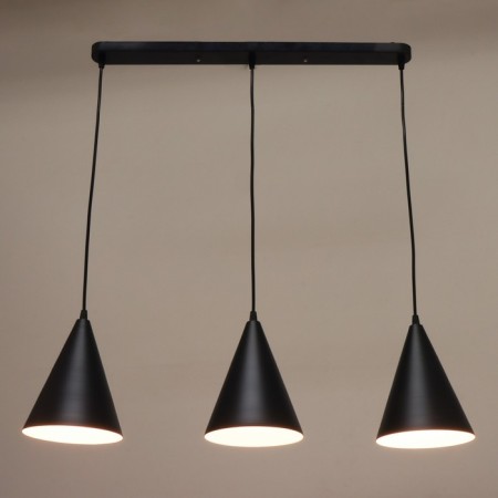 Bayerlux suspension Bayerlux “Conus” 3he14 40W Black D = 16, h = 20+60 cm-2