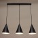 Bayerlux suspension Bayerlux “Conus” 3he14 40W Black D = 16, h = 20+60 cm