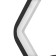 Sconces "rhombus" 15W LED 4000K Black 22x7.5x26.5 cm