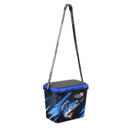 Fisherman winter Ice Fishing box single-section blue (HS-IB-19-FB-1) Helios-8