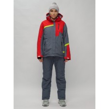 Ski suit female, size 58, red color