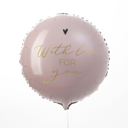 Foil ball 18 "With love for you" circle-1