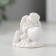 Polystone souvenir "Snowty Angel sits in a hug with a heart" 3.5x2.7x3.2 cm