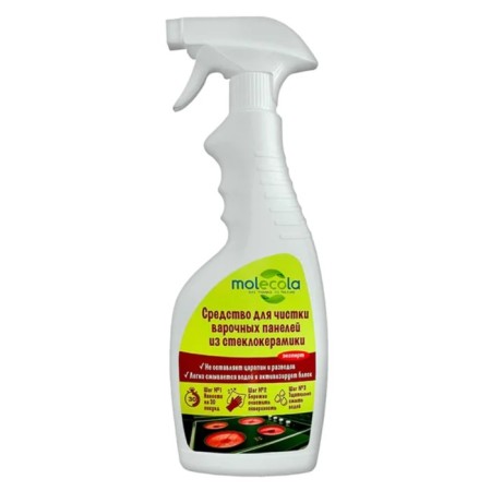 Molecola glass hobs for cleaning hobs made of glass ceramics, 500 ml