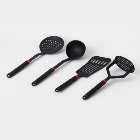 A set of kitchen utensils Picanto, 4 objects, black color-2