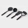 A set of kitchen utensils Picanto, 4 objects, black color