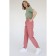 Cotton pants with elastic bands, size 42