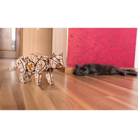 Mechanical team model, wooden designer "Cat (cat)"-7