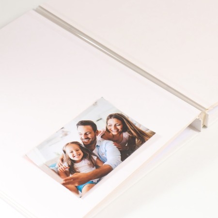 Photo album magnetic 20 sheets "Harmony" White 32.5x2.5x33.5 cm-5