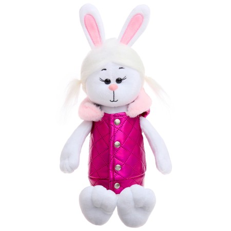 Soft toy "Bunny marshmallows in a vest", 25 cm