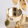 Summary for 1 candle metal d = 4 cm "sunflower" gold 7.7x12.5x16.3 cm