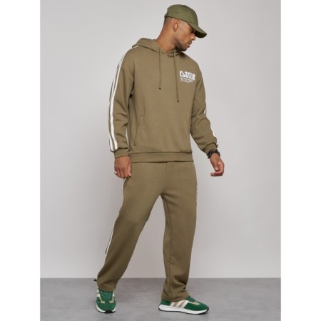 Male tracksuit, size 50, khaki color-2